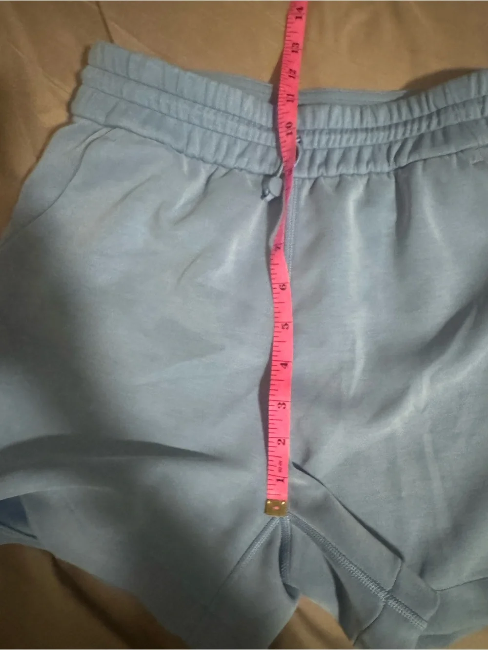 Lululemon Softstreme High Rise Shorts 4” Light Blue Size 2